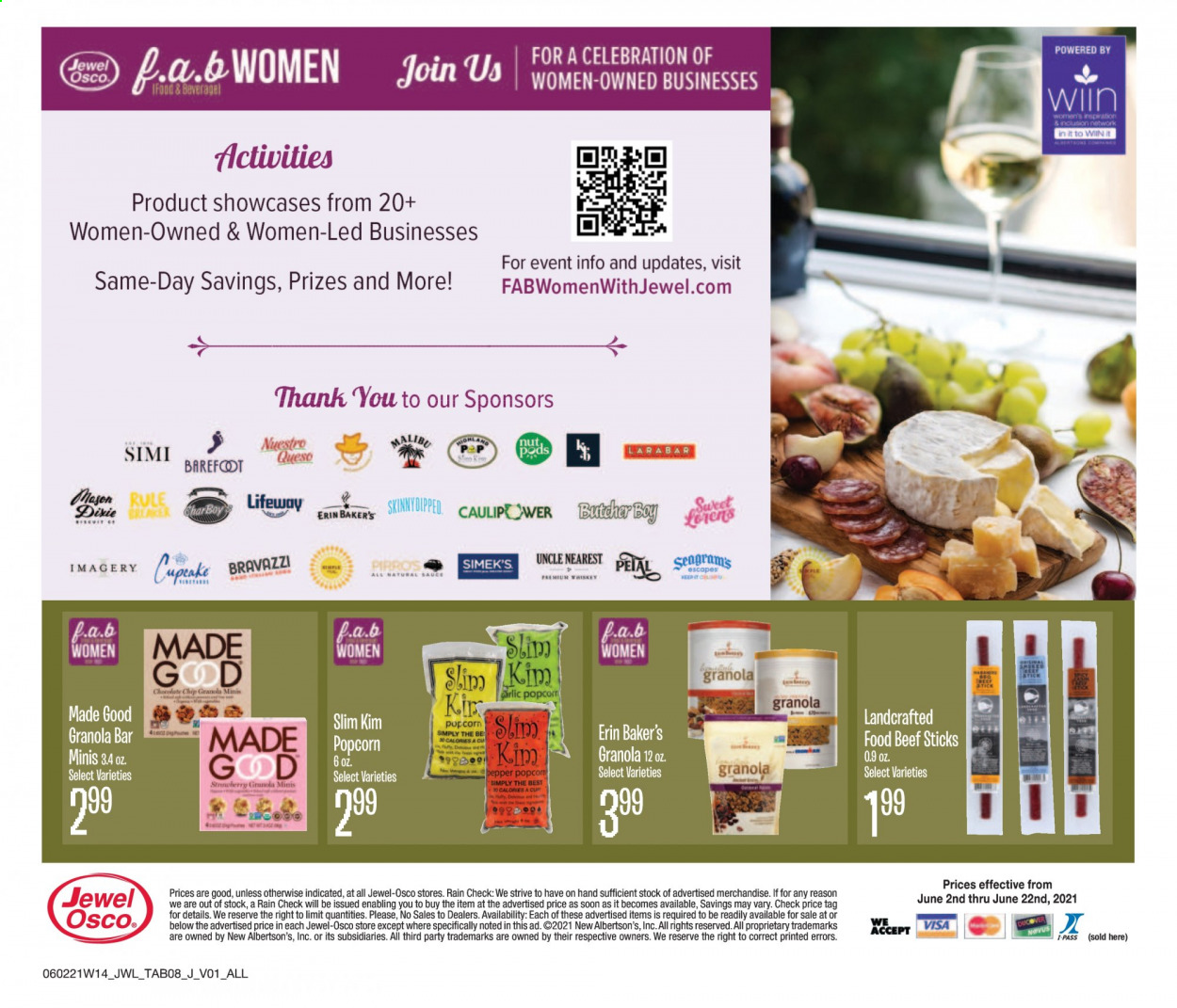 Jewel Osco ad - 06/02/2021 - 06/22/2021. Page 8