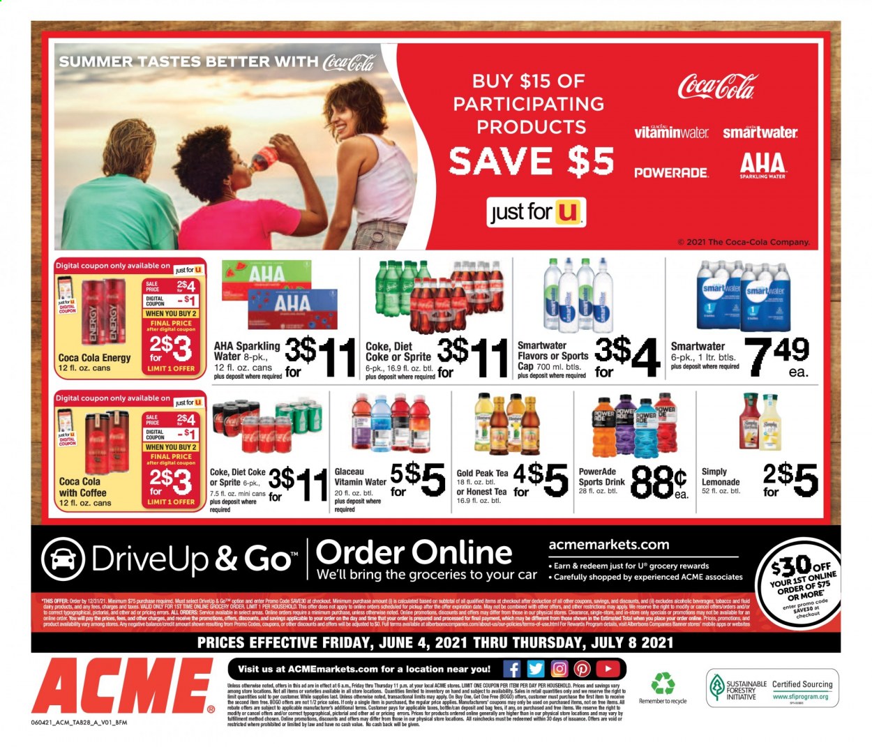 thumbnail - ACME Flyer - 06/04/2021 - 07/08/2021 - Sales products - bag. Page 28.