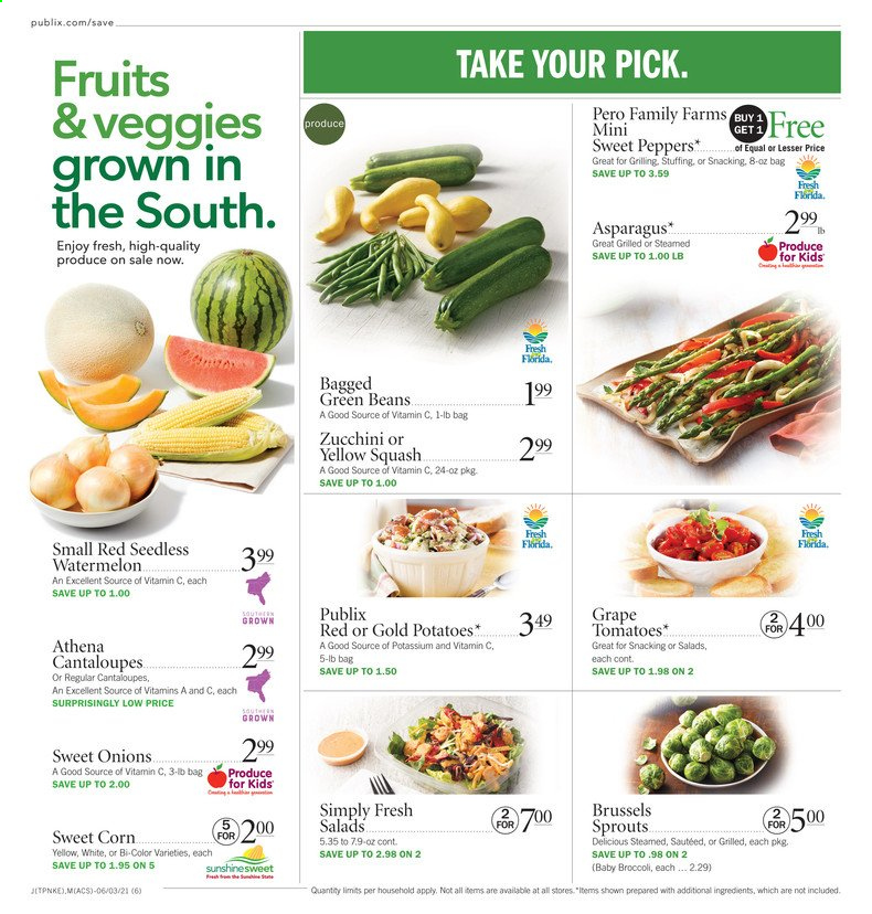 Publix ad - 06/03/2021 - 06/09/2021. Page 6
