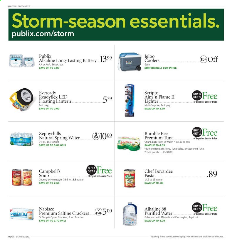 Publix ad - 06/03/2021 - 06/09/2021. Page 16