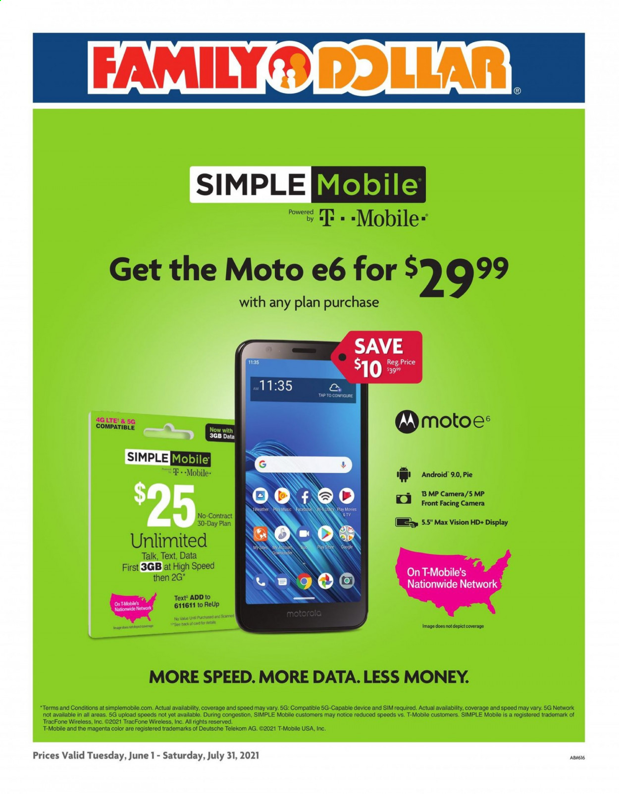 Family Dollar ad - 06/01/2021 - 07/31/2021. Page 1