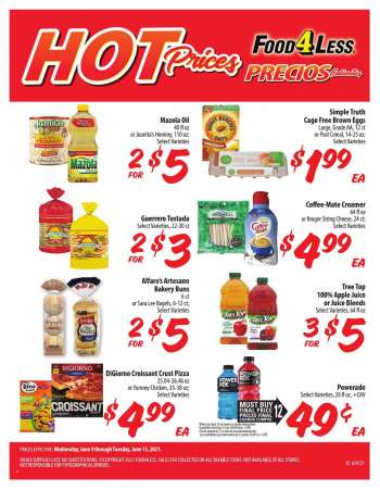 Food 4 Less Flyer - 06.09.2021 - 06.15.2021.