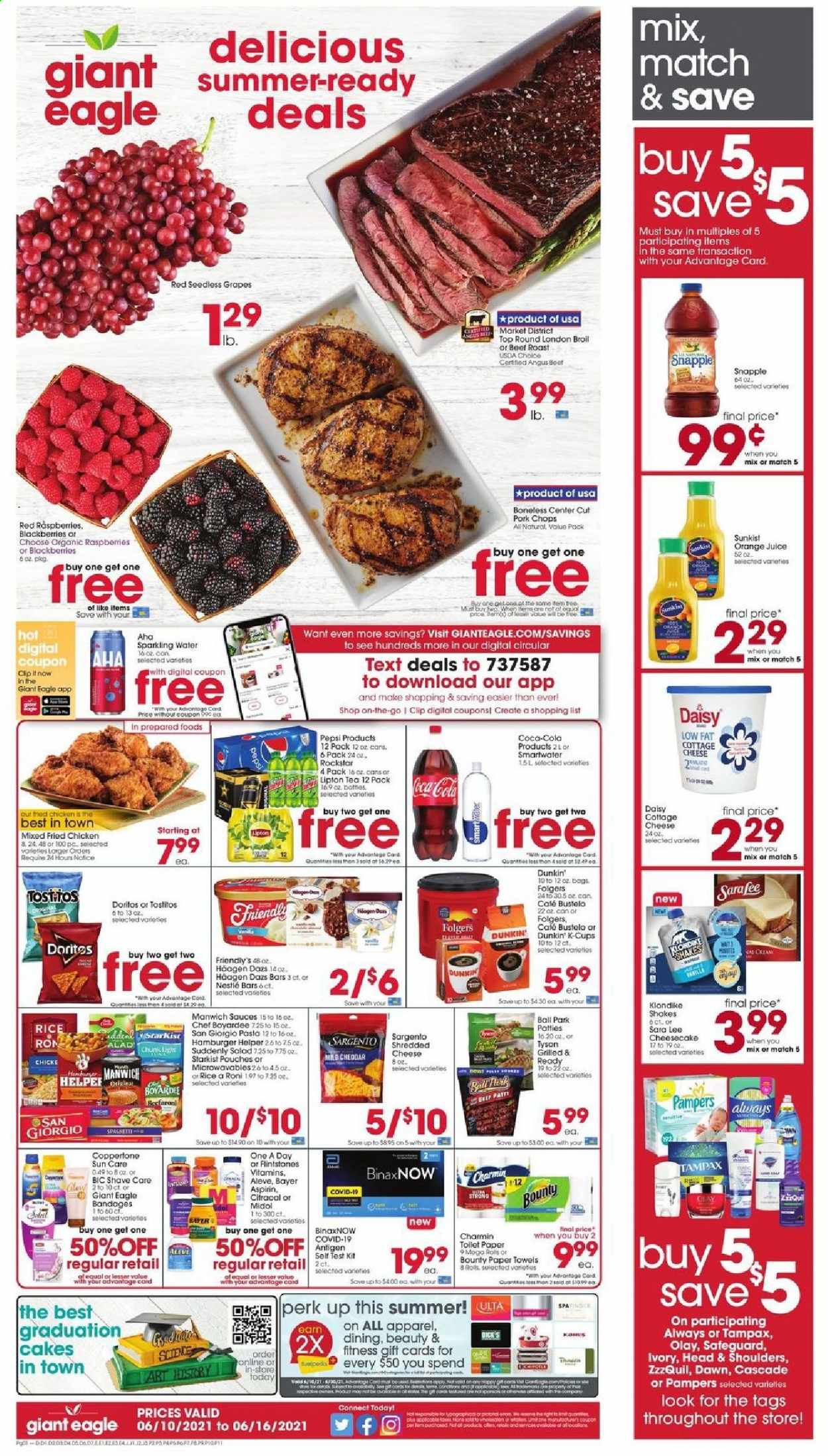 Giant Eagle ad - 06/10/2021 - 06/16/2021. Page 1