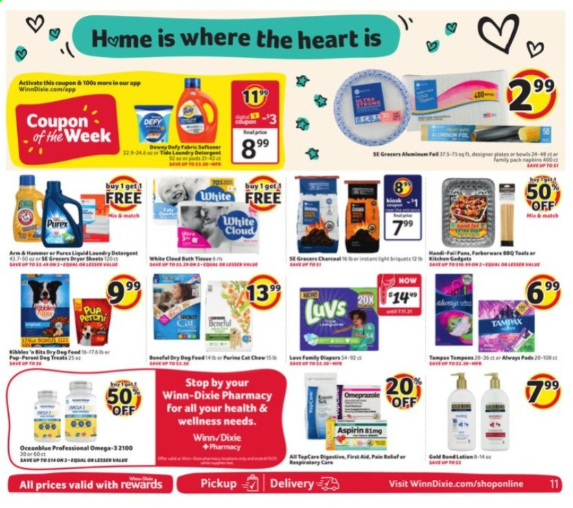 Winn Dixie ad - 06/09/2021 - 06/15/2021. Page 11