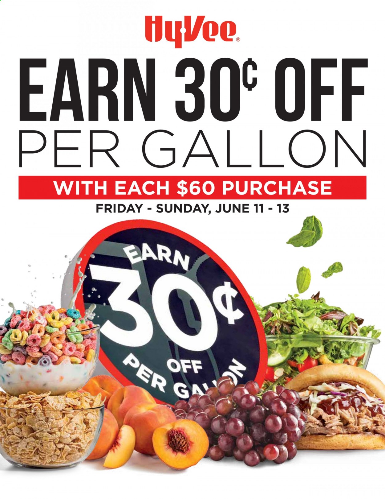 thumbnail - Hy-Vee Flyer - 06/11/2021 - 06/13/2021 - Sales products - gallon. Page 1.