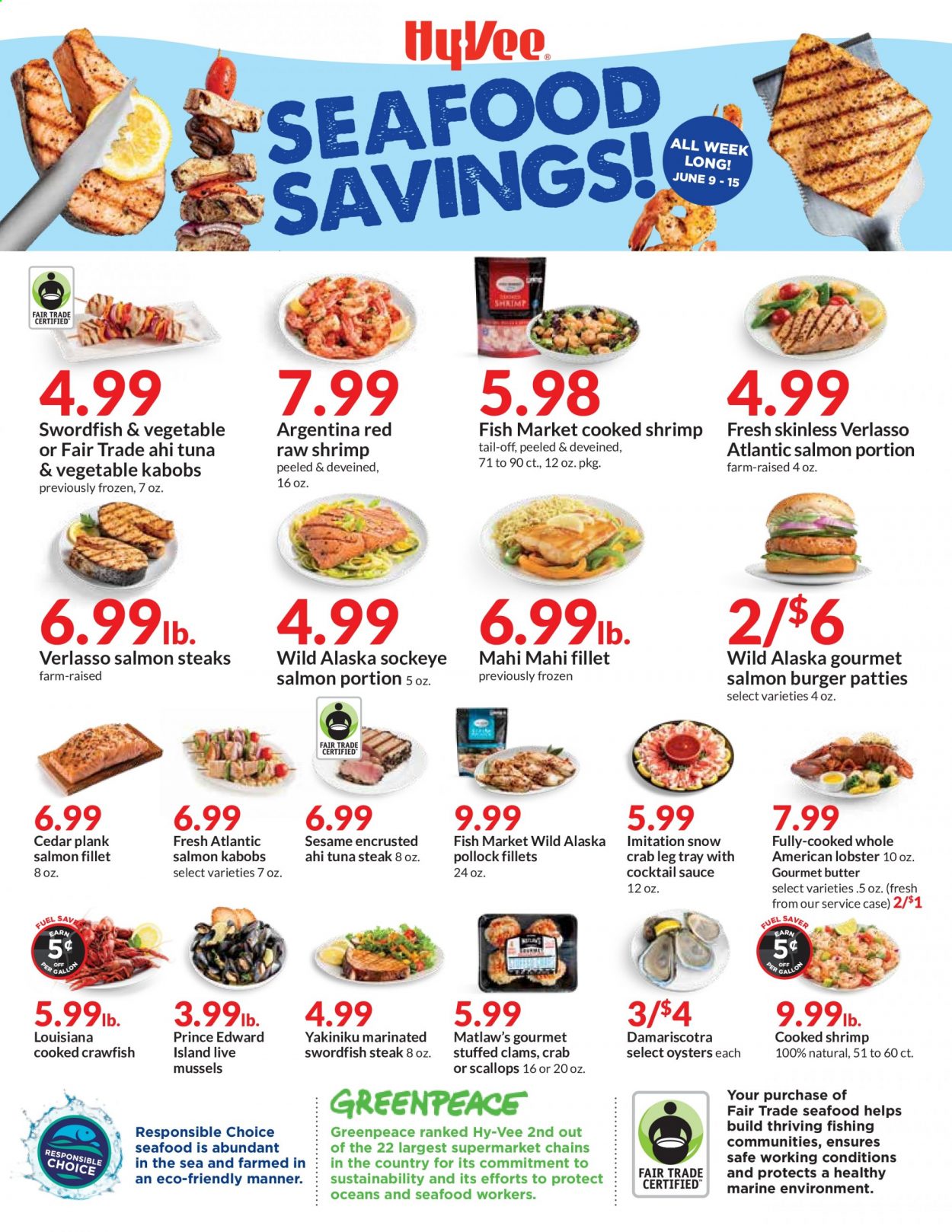 Hy-Vee ad - 06/09/2021 - 06/15/2021. Page 1