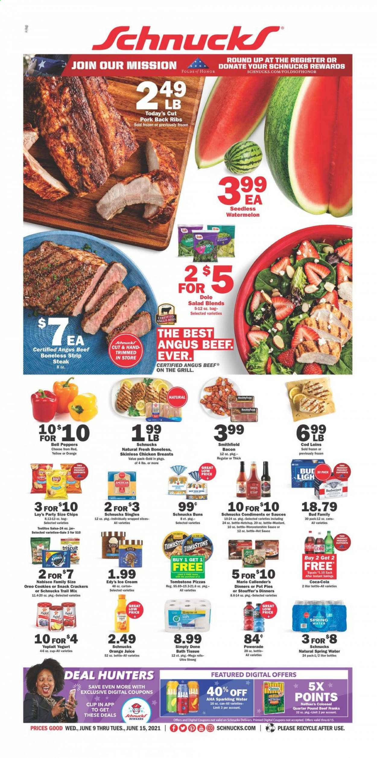 Schnucks ad - 06/09/2021 - 06/15/2021. Page 1