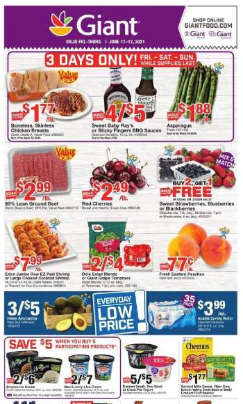 Giant Food Flyer - 06.11.2021 - 06.17.2021.