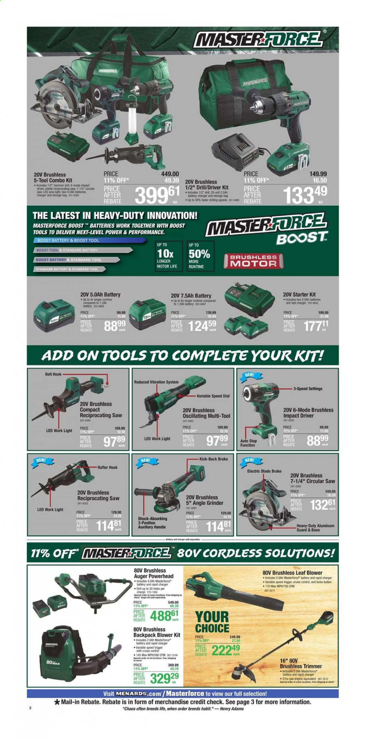 Menards ad - 06/10/2021 - 06/19/2021. Page 2