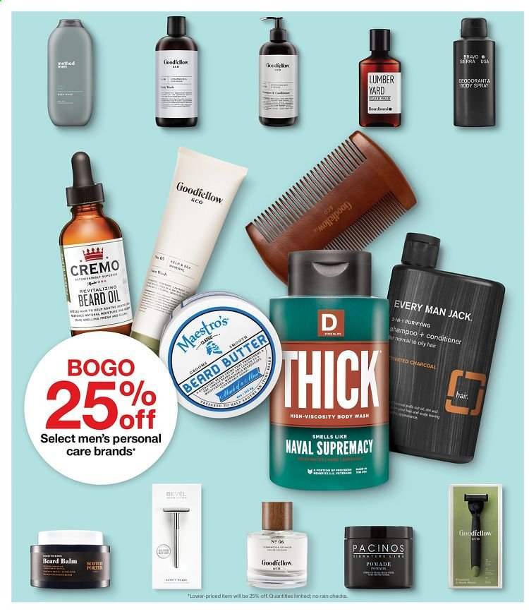 thumbnail - Target Flyer - 06/13/2021 - 06/19/2021 - Sales products - butter, oil, body wash, shampoo, beard oil, conditioner, body spray, Yard. Page 18.