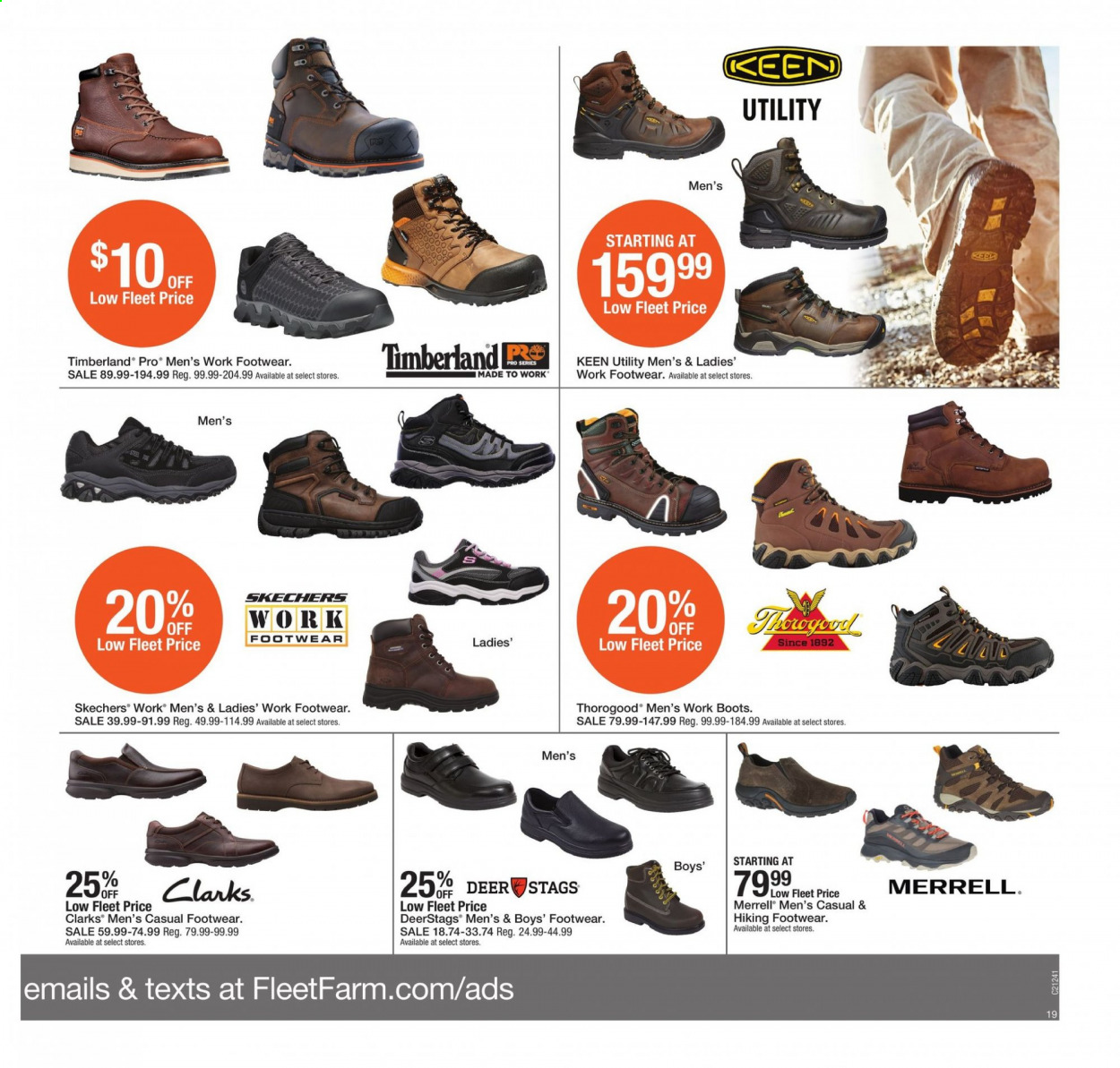 thumbnail - Fleet Farm Flyer - 06/11/2021 - 06/19/2021 - Sales products - boots, Skechers, Timberland. Page 19.