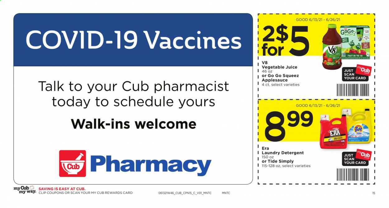 Cub Foods ad - 06/13/2021 - 06/26/2021. Page 15