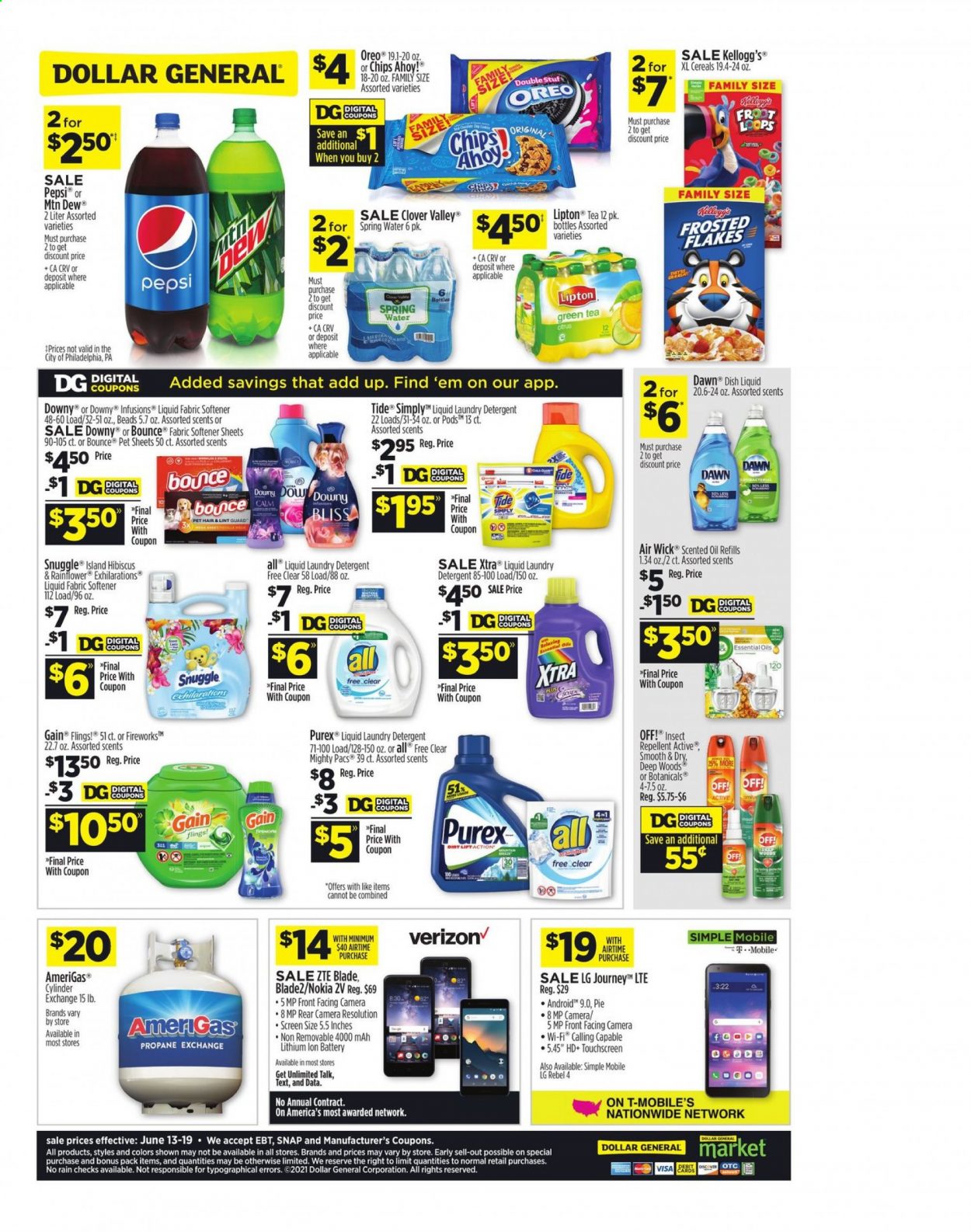 Dollar General ad - 06/13/2021 - 06/19/2021. Page 2