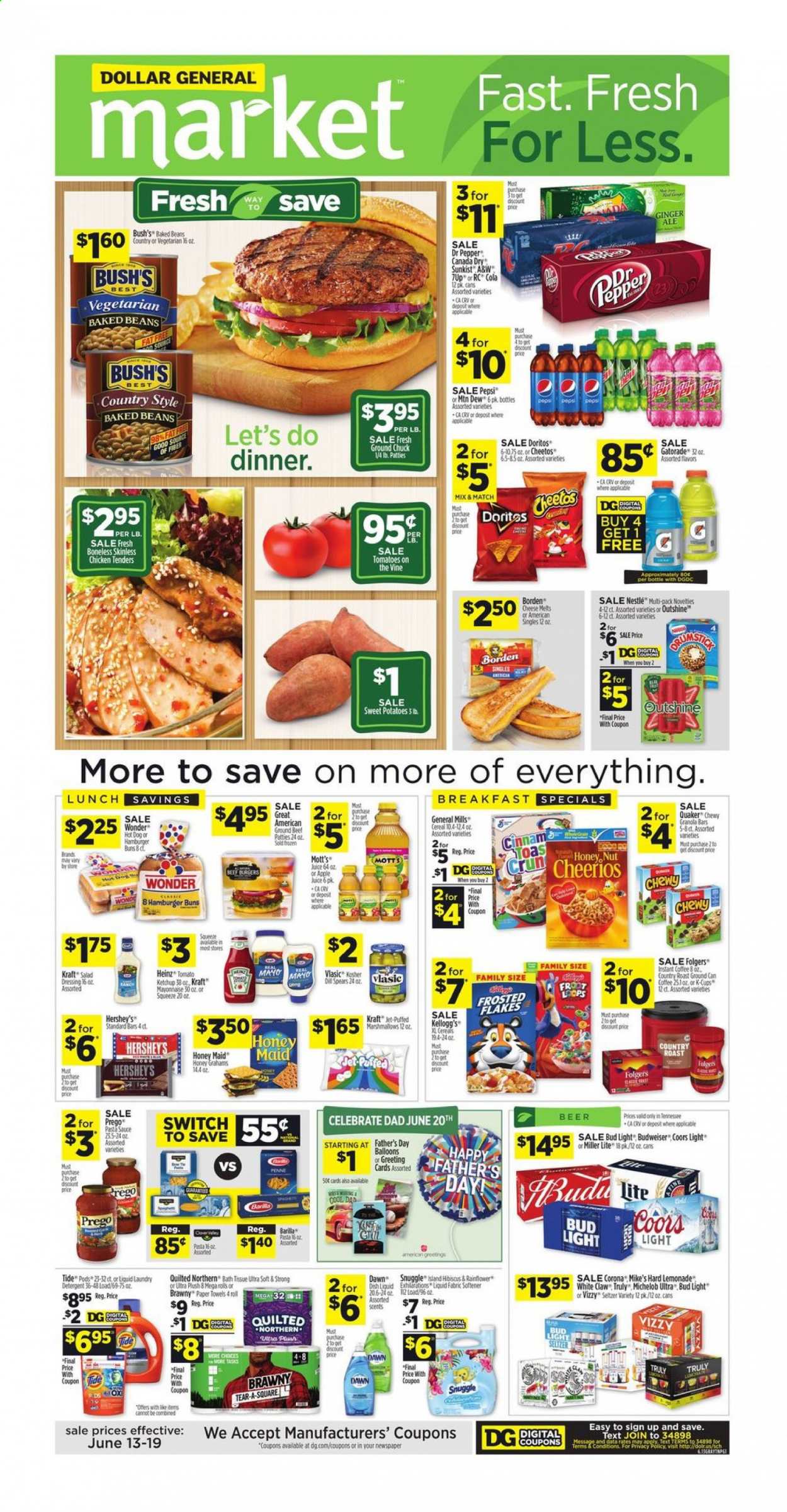 Dollar General ad - 06/13/2021 - 06/19/2021. Page 1