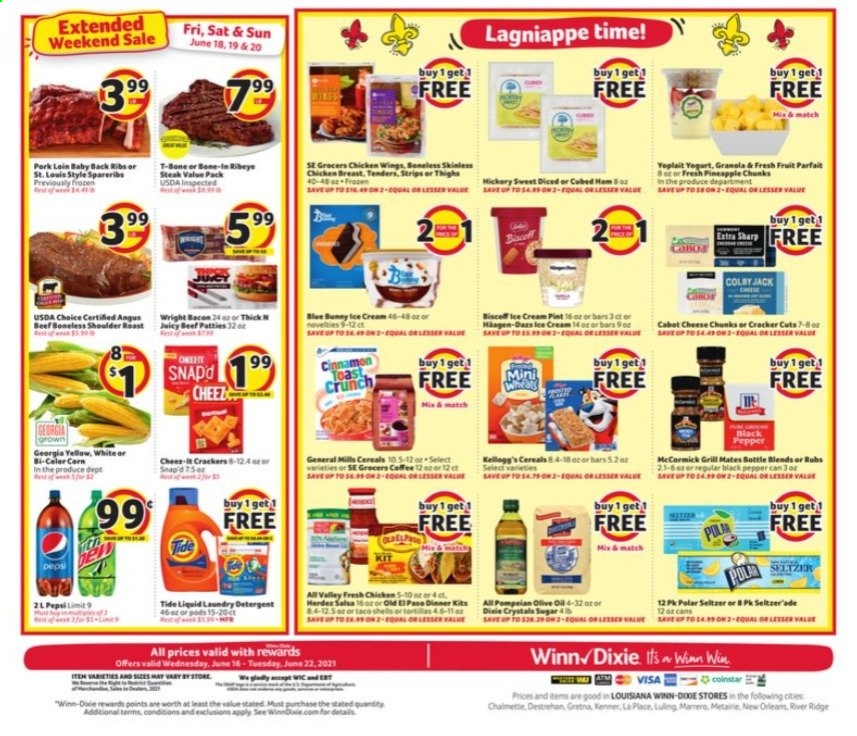 Winn Dixie ad - 06/16/2021 - 06/22/2021. Page 16