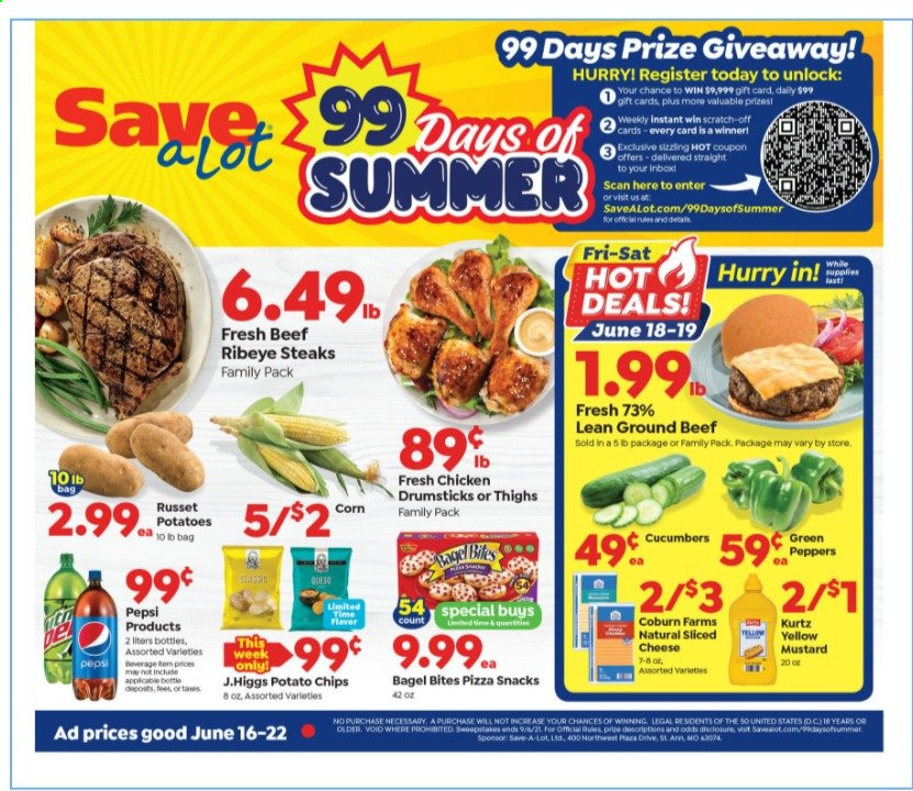 Save a Lot ad - 06/16/2021 - 06/22/2021. Page 1