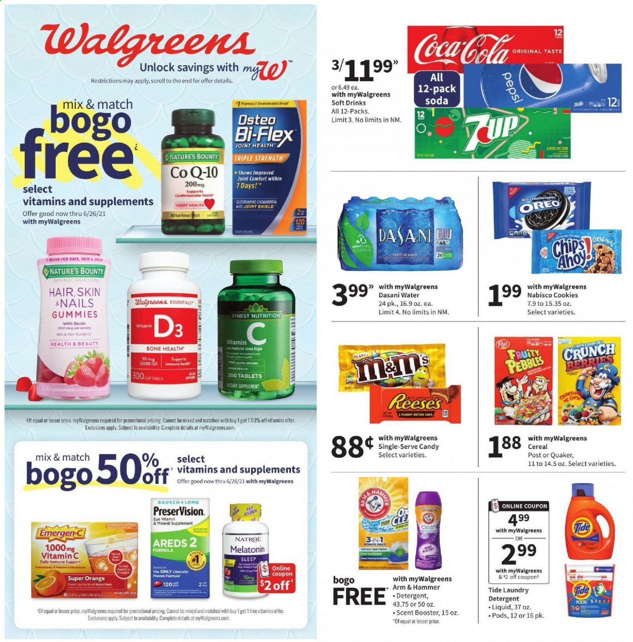 Walgreens ad - 06/20/2021 - 06/26/2021. Page 1