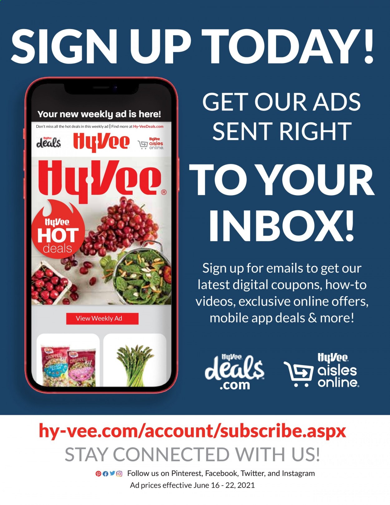 Hy-Vee ad - 06/16/2021 - 06/22/2021. Page 34