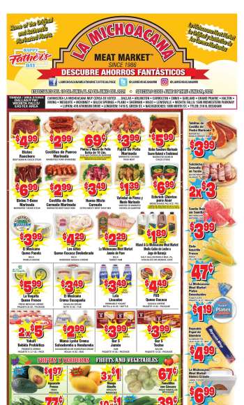 La Michoacana Meat Market Ad