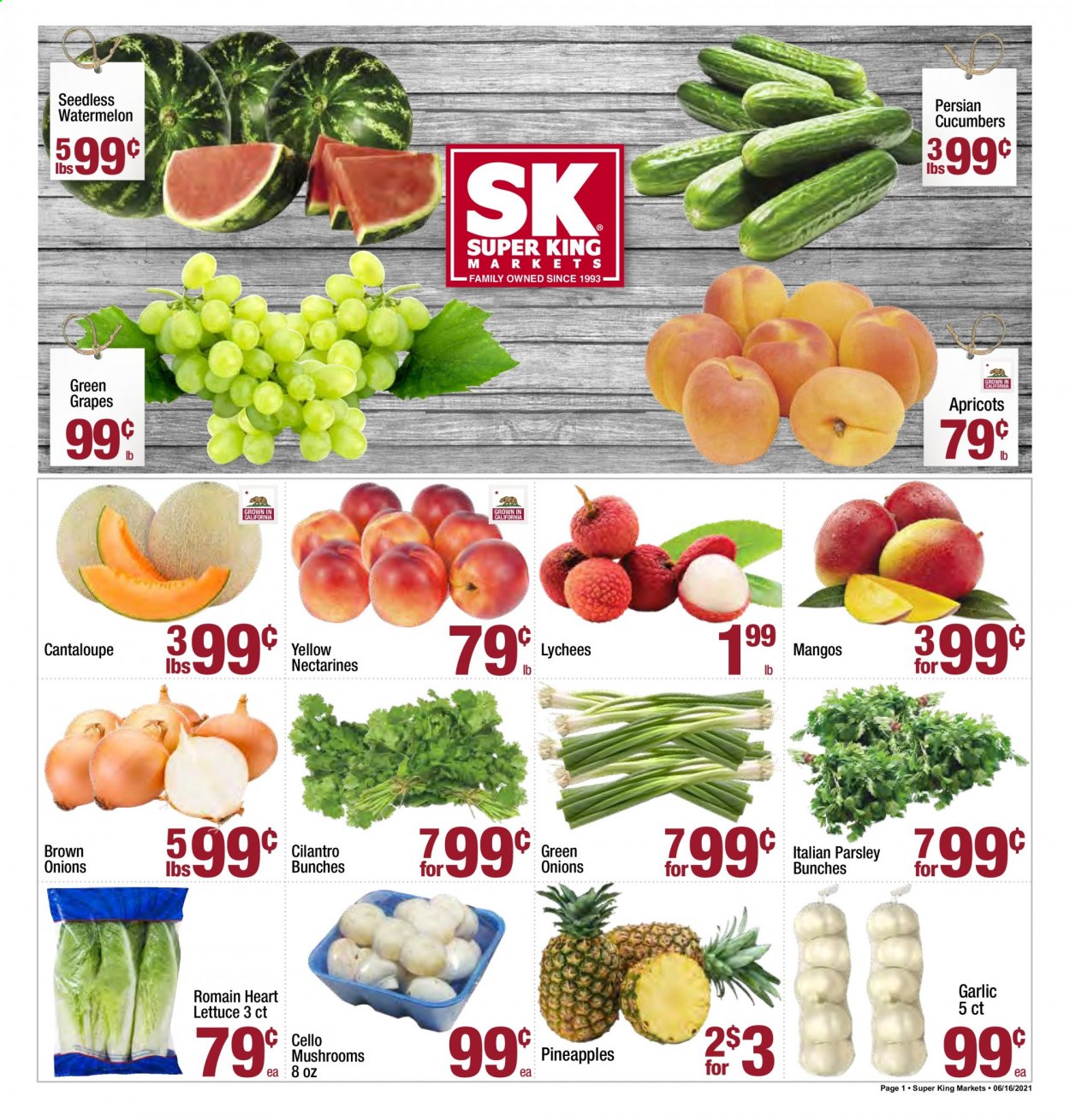 Super King Markets ad - 06/16/2021 - 06/22/2021. Page 1