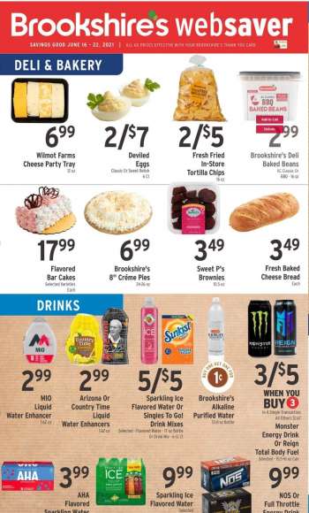 Brookshires Flyer - 06.16.2021 - 06.22.2021.