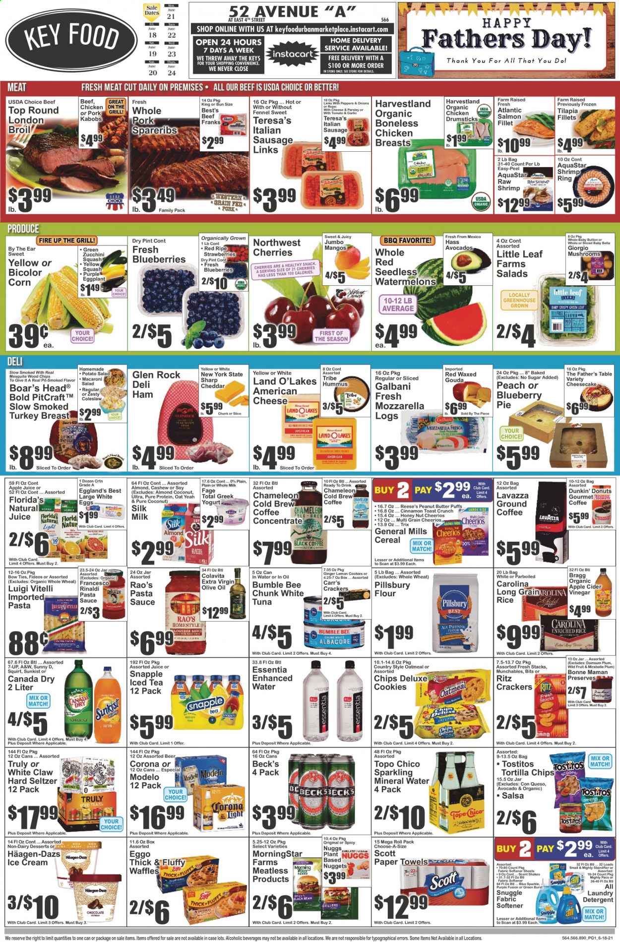 Key Food ad - 06/18/2021 - 06/24/2021. Page 1
