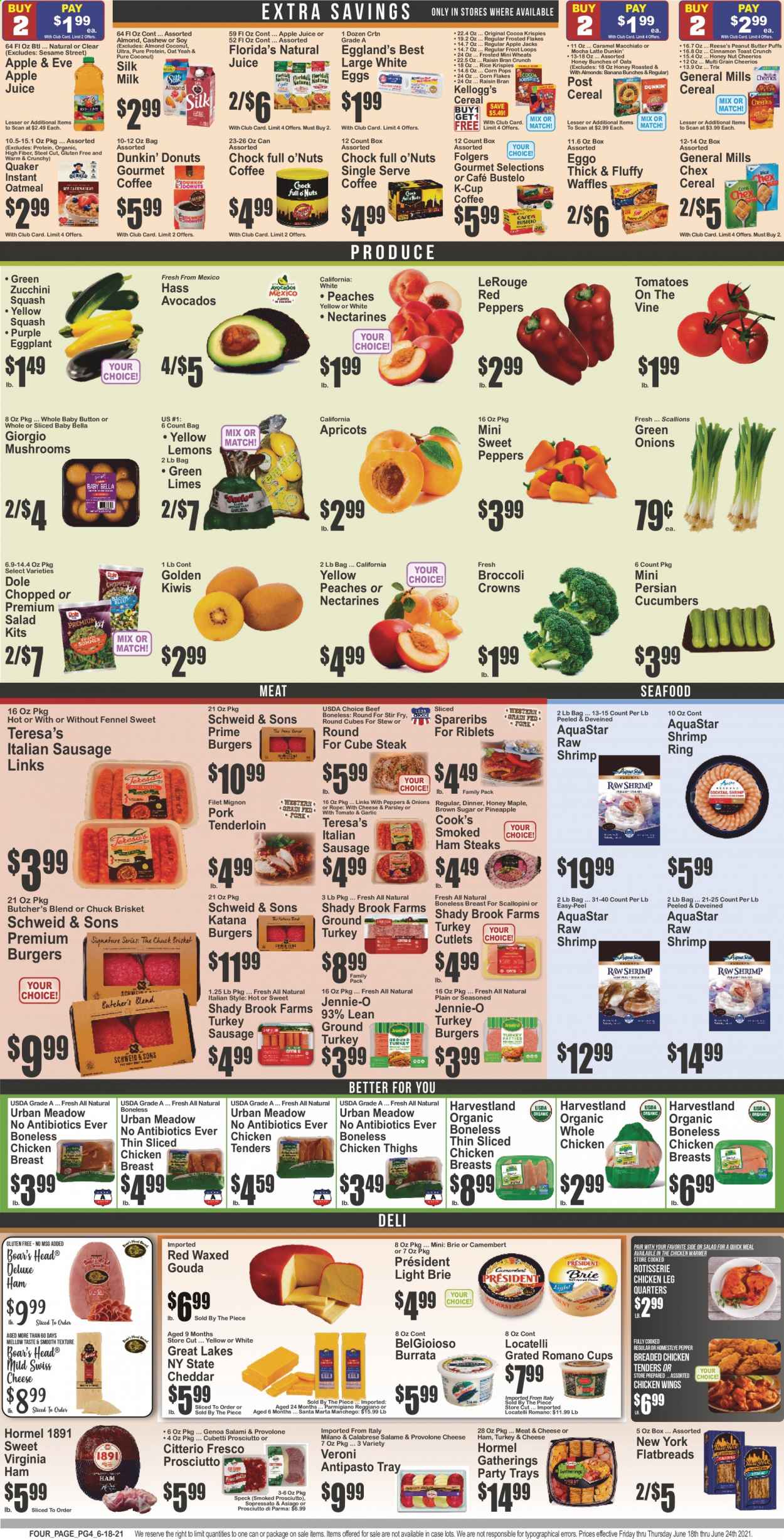Key Food ad - 06/18/2021 - 06/24/2021. Page 4