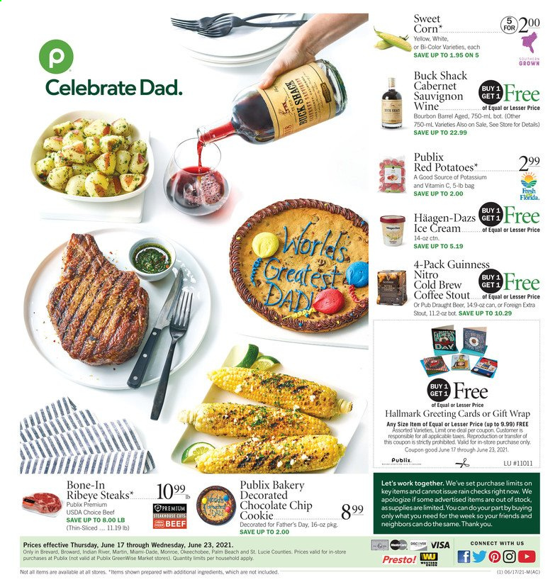 Publix ad - 06/17/2021 - 06/23/2021. Page 1