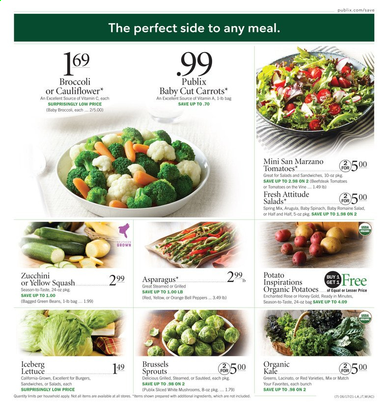 Publix ad - 06/17/2021 - 06/23/2021. Page 7