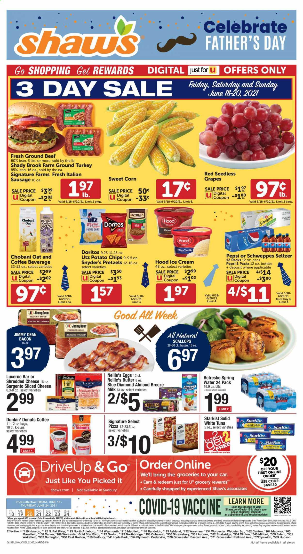 Shaw’s ad - 06/18/2021 - 06/24/2021. Page 1