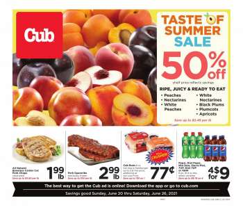 Cub Foods Flyer - 06.20.2021 - 06.26.2021.