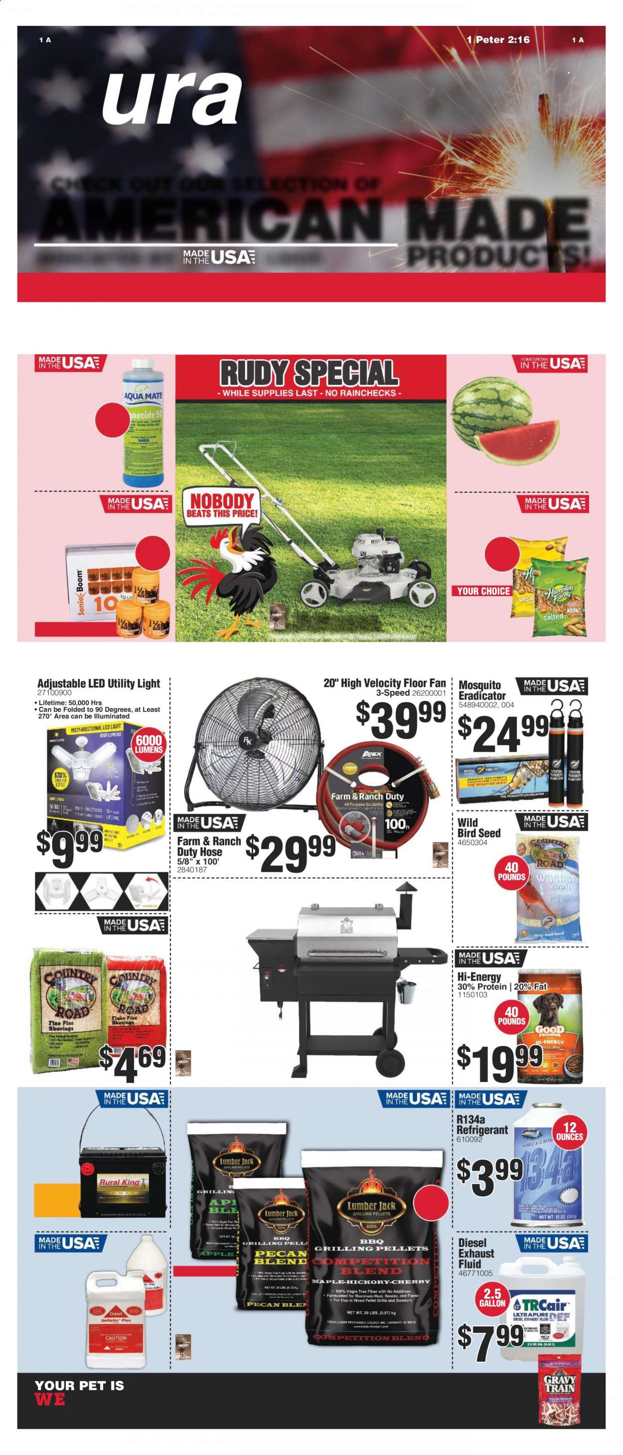 thumbnail - Rural King Flyer - 06/20/2021 - 07/03/2021 - Sales products - Nestlé, peanuts, Target, gallon, lid, slicer, battery, animal food, bird food, Apple, rifle, pellet gun, grill, pellet grill, plant seeds, fireworks, exhaust fluid. Page 1.