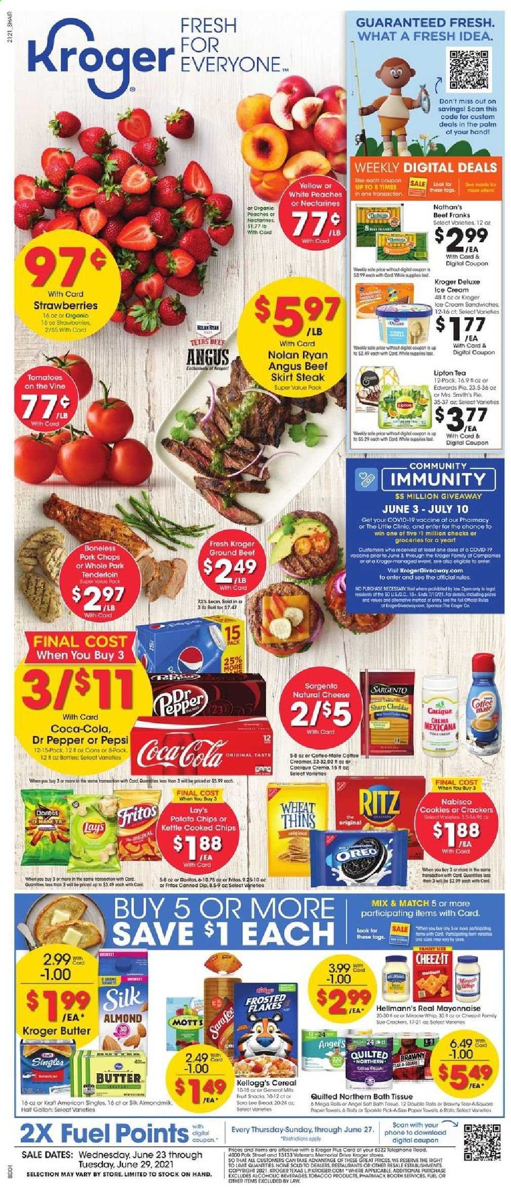 Kroger ad - 06/23/2021 - 06/29/2021. Page 1