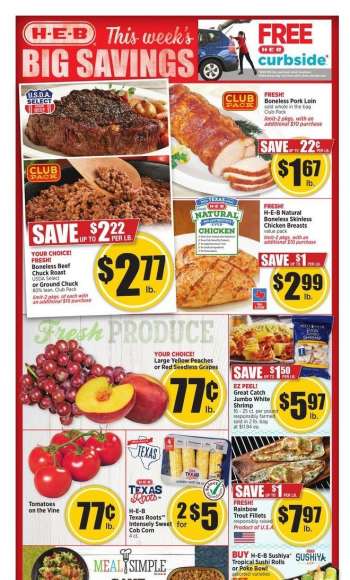 H-E-B Flyer - 06.23.2021 - 06.29.2021.