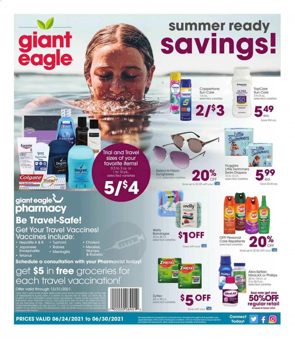 Giant Eagle ad - 06/24/2021 - 06/30/2021. Page 1