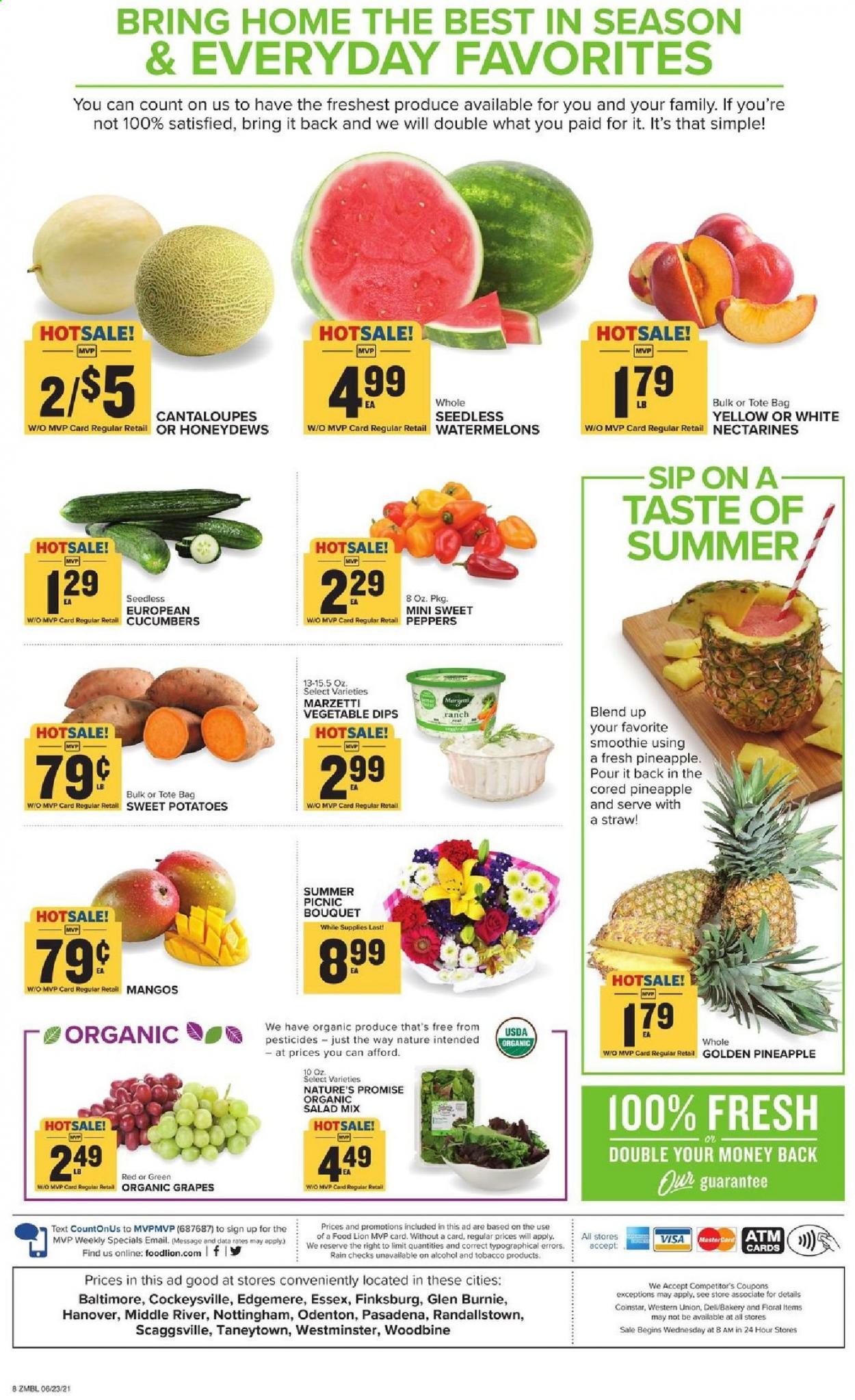 Food Lion ad - 06/23/2021 - 06/29/2021. Page 8