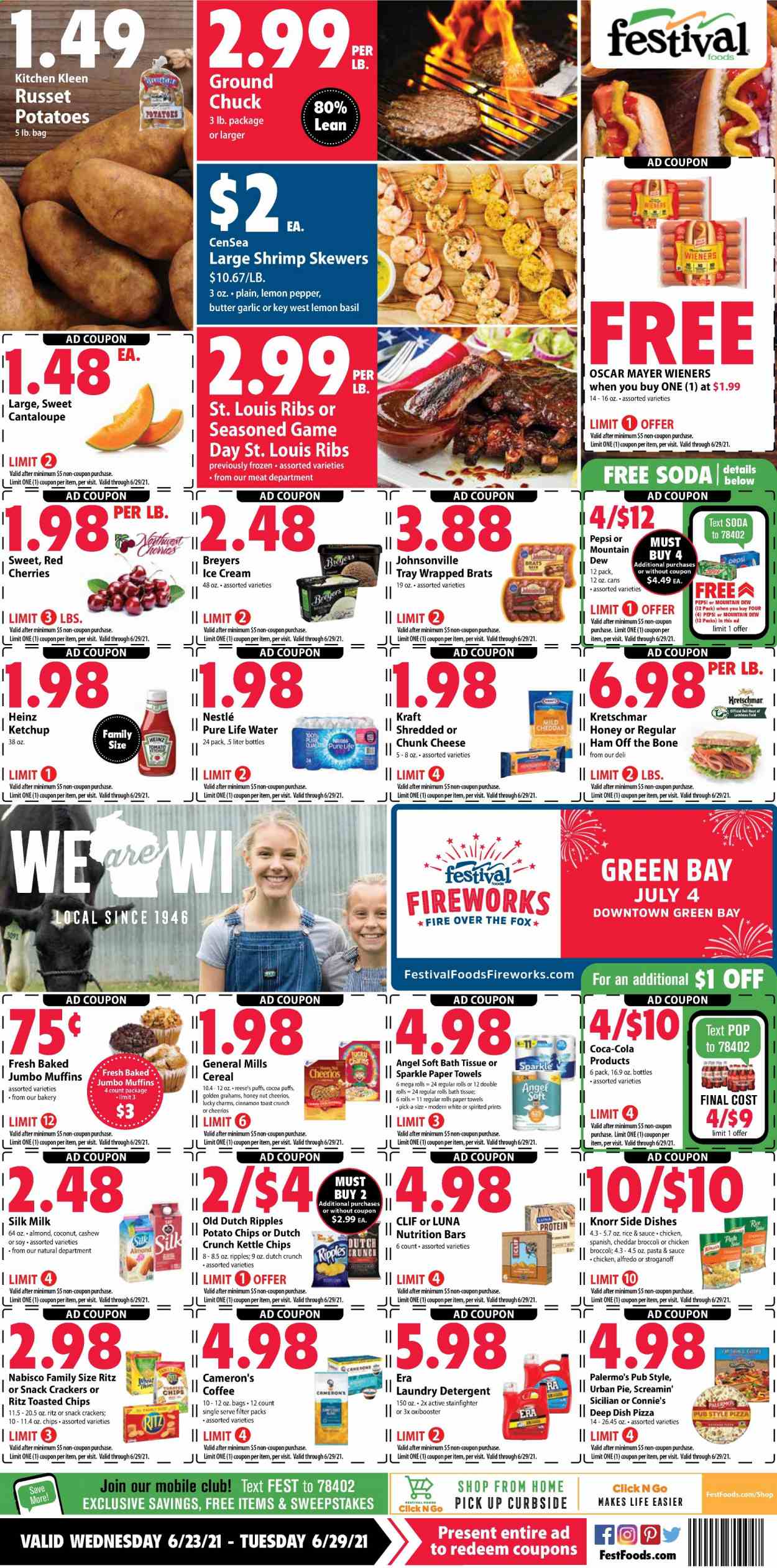 Festival Foods ad - 06/23/2021 - 06/29/2021. Page 1