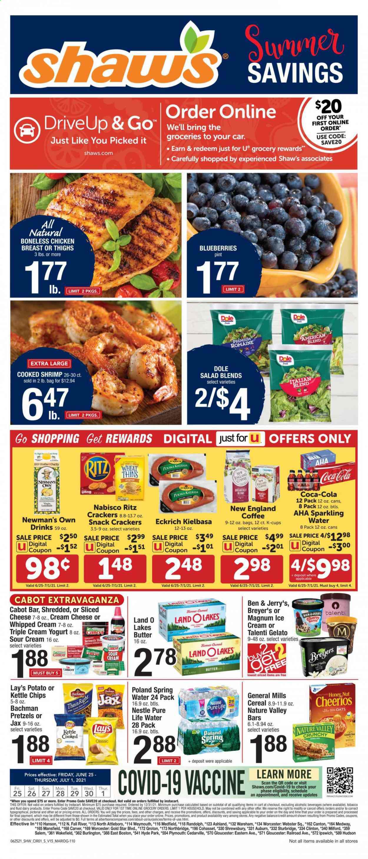 Shaw’s ad - 06/25/2021 - 07/01/2021. Page 1
