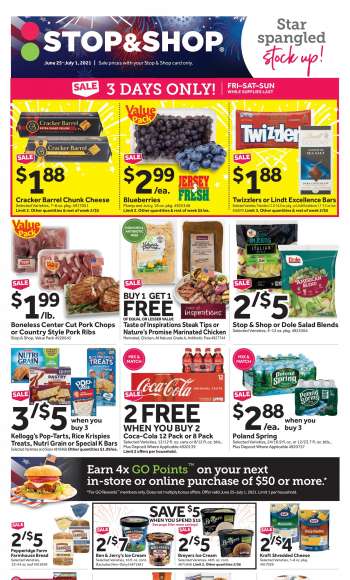 Stop & Shop Flyer - 06.25.2021 - 07.01.2021.