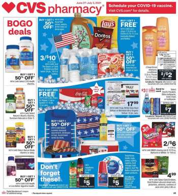 CVS Pharmacy Flyer - 06.27.2021 - 07.03.2021.