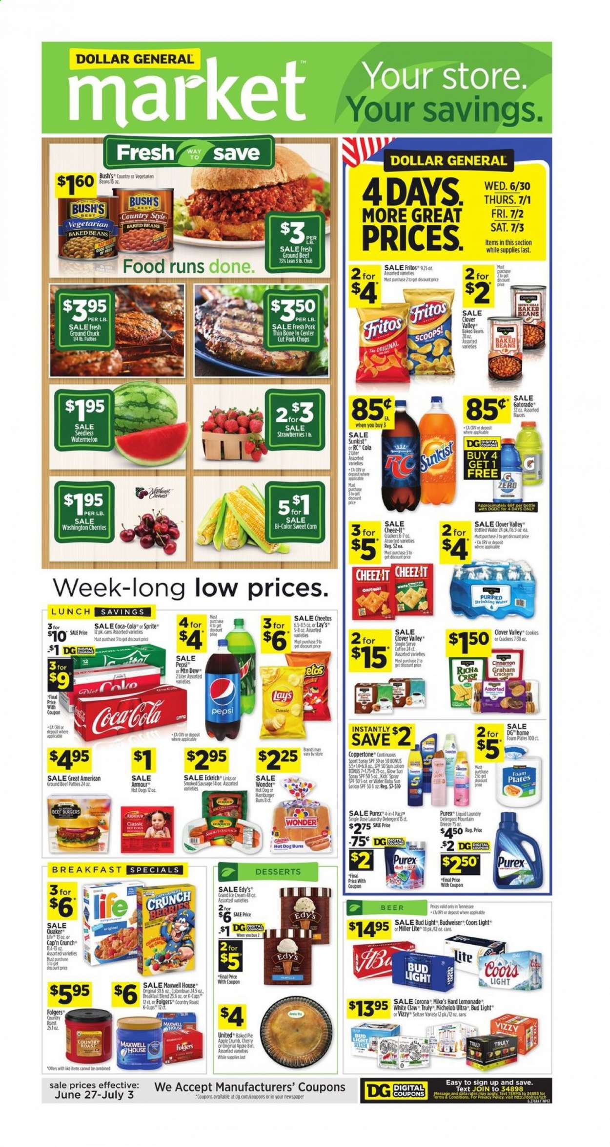 Dollar General ad - 06/27/2021 - 07/03/2021. Page 1