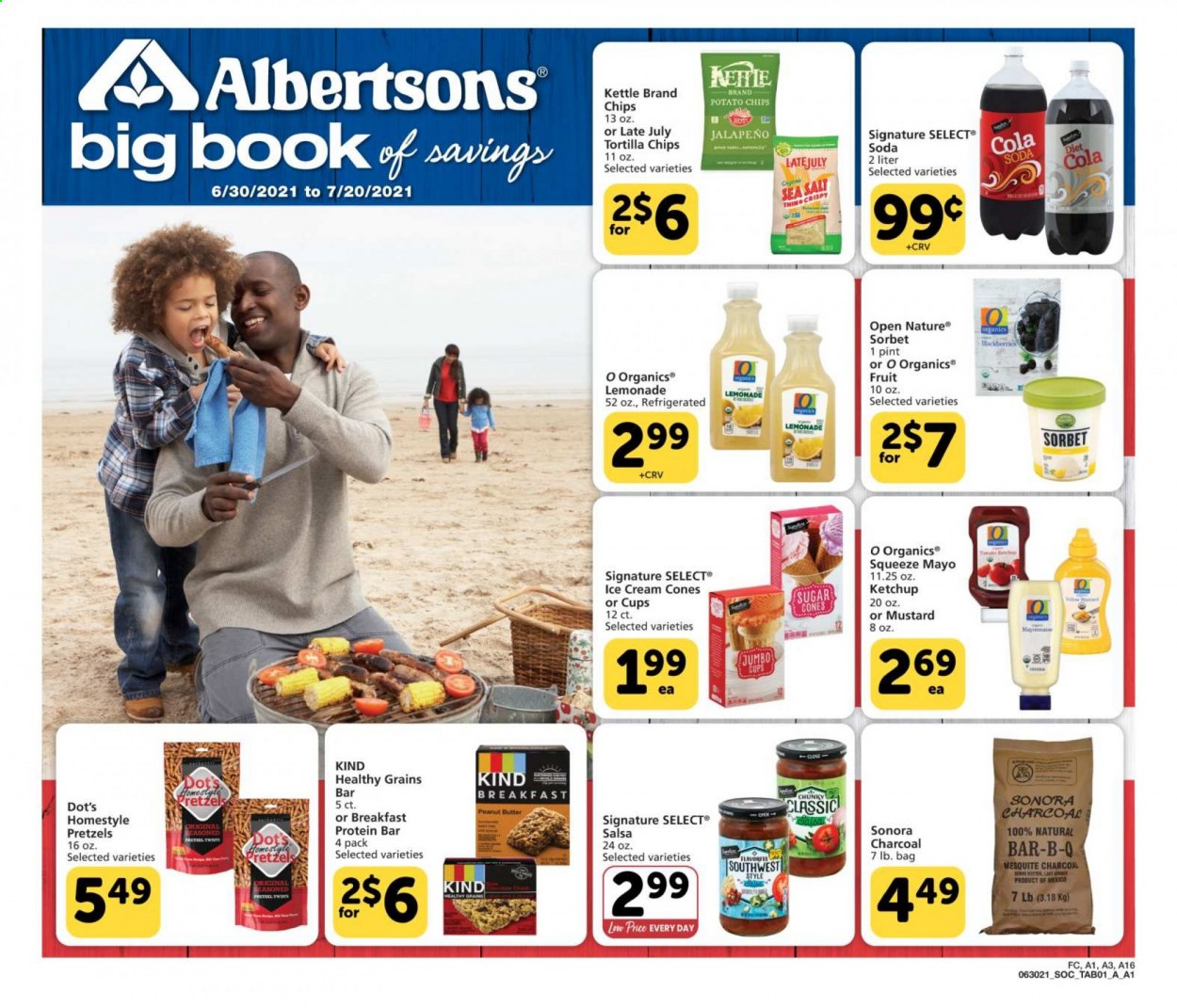 Albertsons ad - 06/30/2021 - 07/20/2021. Page 1