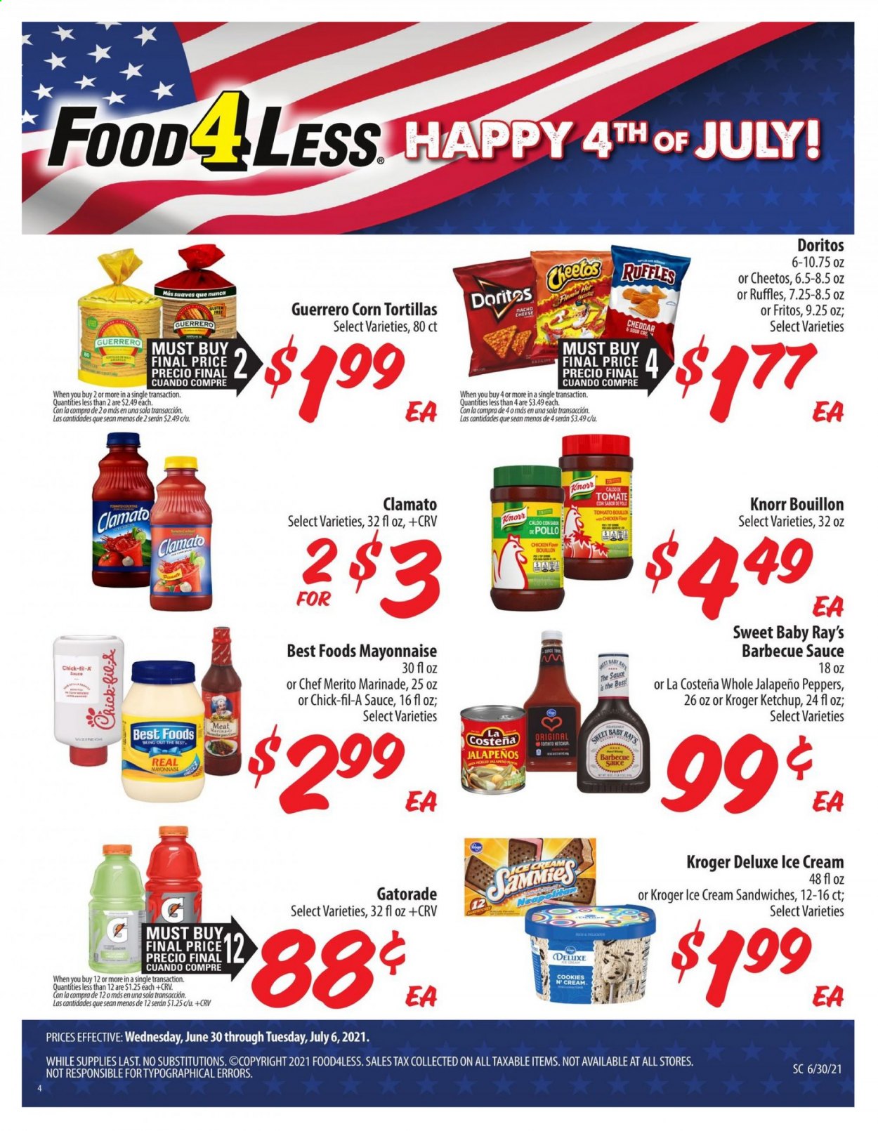 Food 4 Less ad - 06/30/2021 - 07/06/2021. Page 1