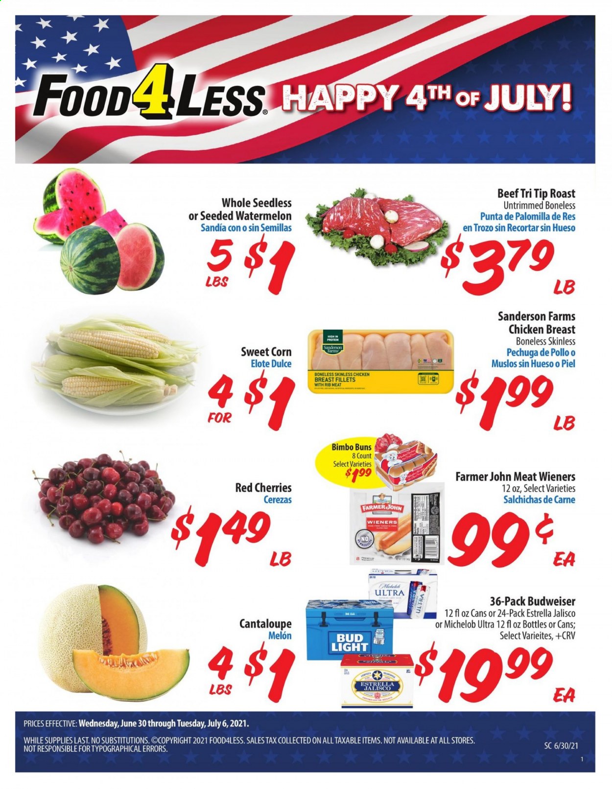 Food 4 Less ad - 06/30/2021 - 07/06/2021. Page 2