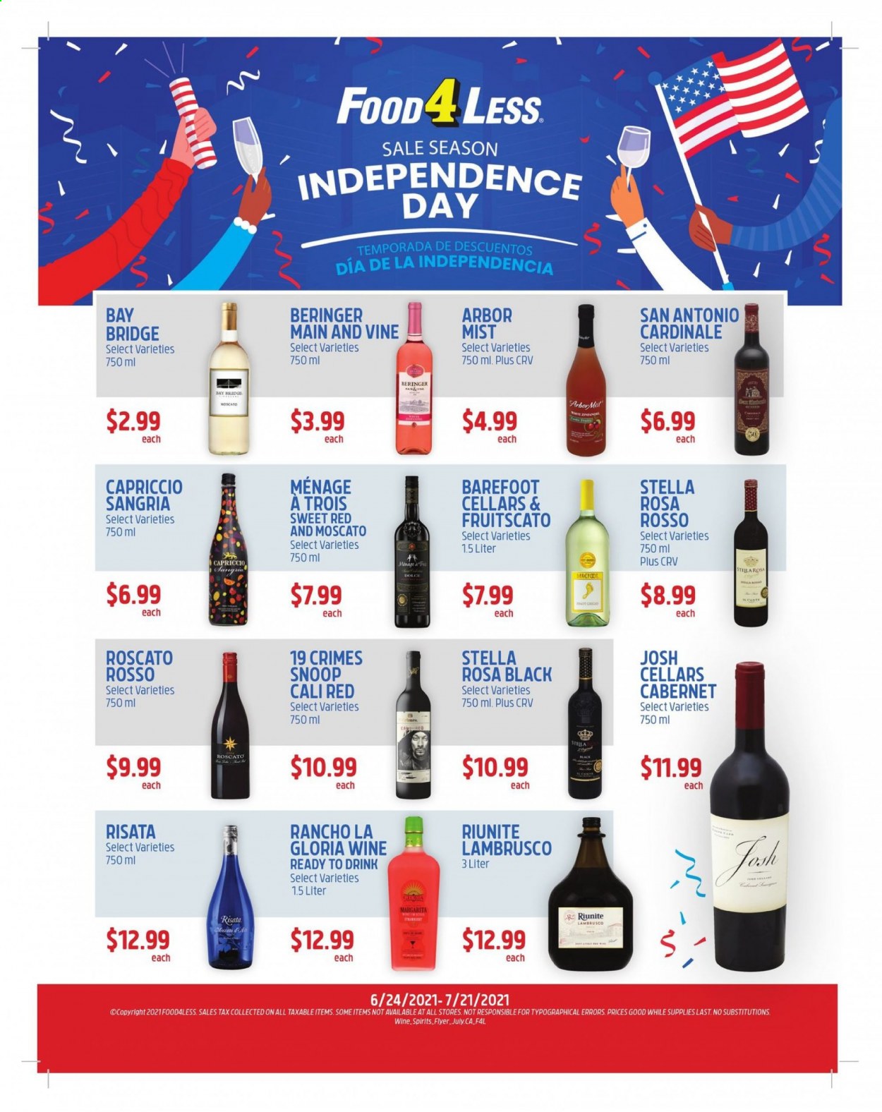 Food 4 Less ad - 06/24/2021 - 07/21/2021. Page 1