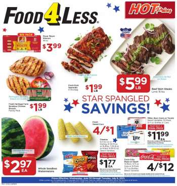Food 4 Less Flyer - 06.30.2021 - 07.06.2021.