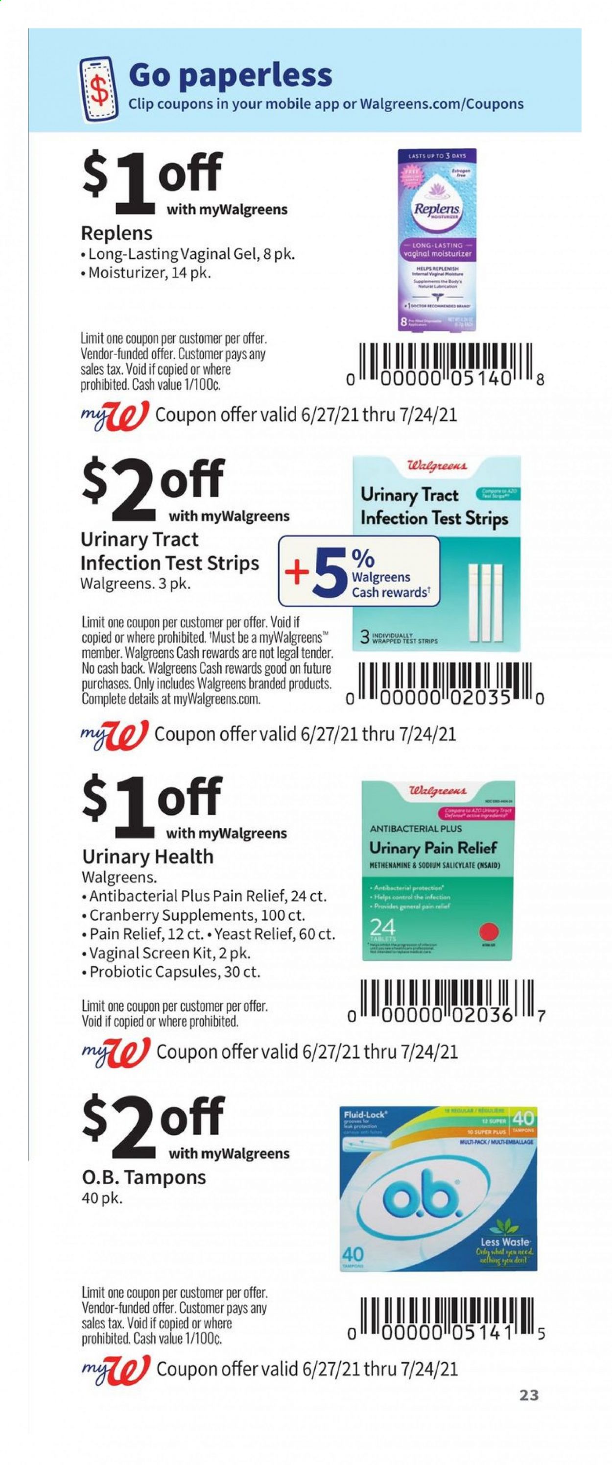 Walgreens ad - 06/27/2021 - 07/24/2021. Page 23
