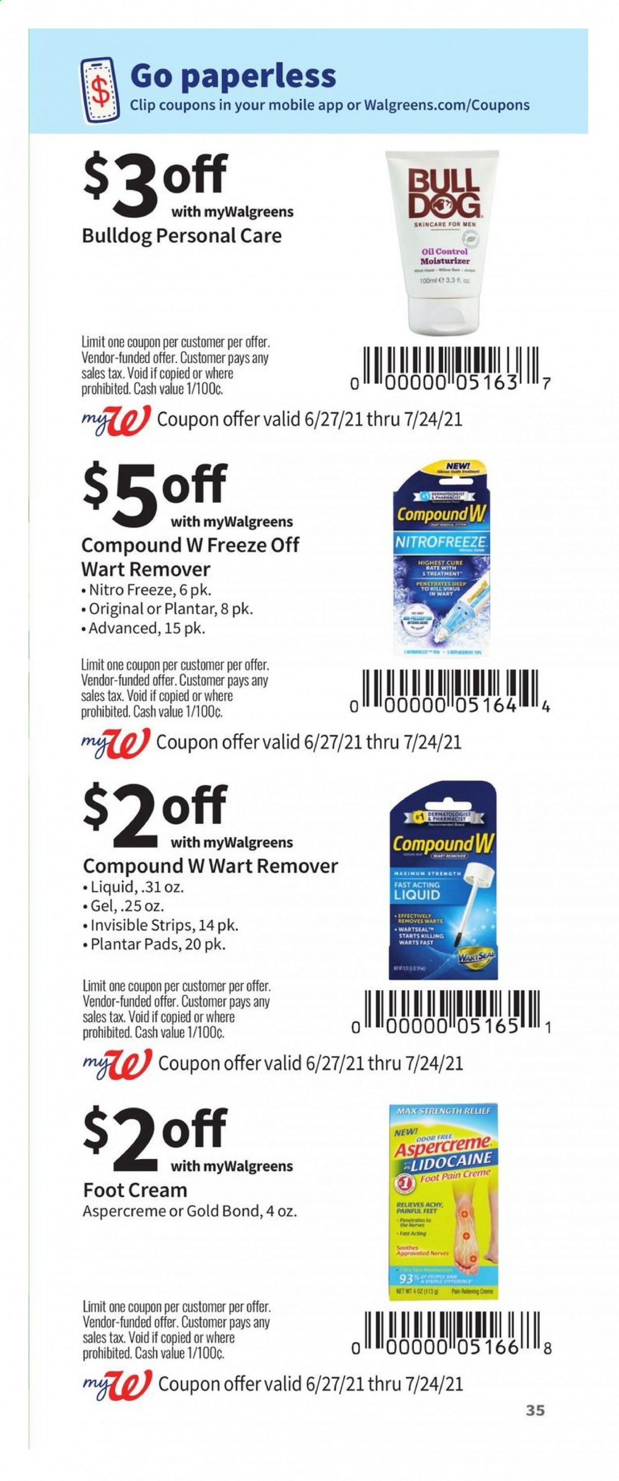 Walgreens ad - 06/27/2021 - 07/24/2021. Page 35