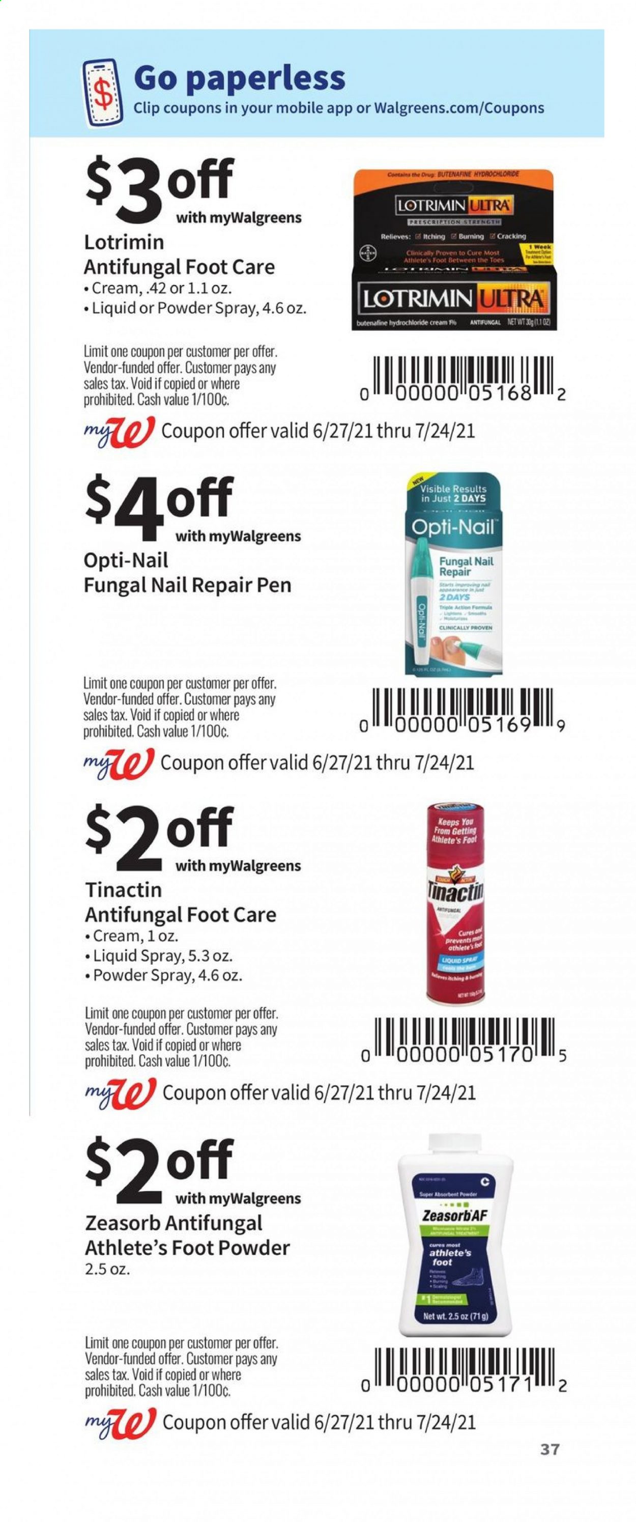 Walgreens ad - 06/27/2021 - 07/24/2021. Page 37