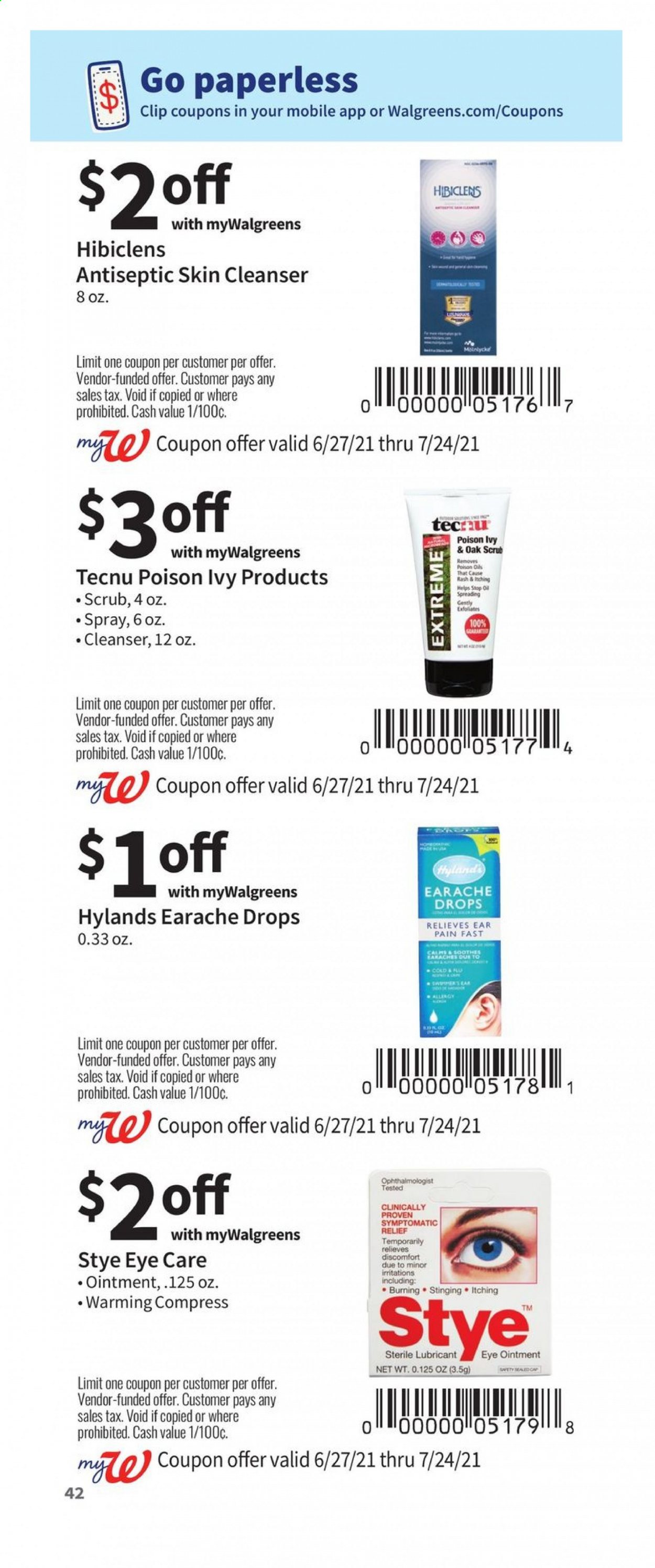 Walgreens ad - 06/27/2021 - 07/24/2021. Page 42